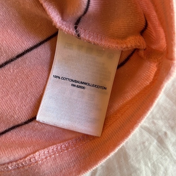 Lands’ End Woman’s Fitted Cotton Striped Tee Shirt - Picture 5 of 6